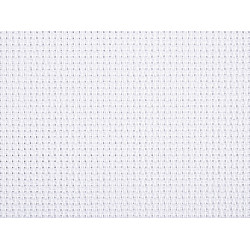 Cross Stitch Canvas Kanava width 140 cm - white, 1 ml.
