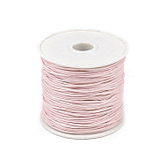 Cotton Waxed Cord Ø 1mm (roll ~ 20-30 m) - pale pink