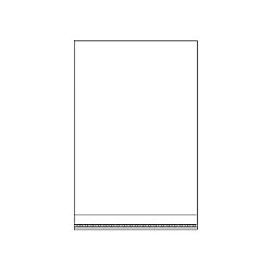 Clear Plastic Self-Adhesive Seal Bags 13x20 cm (package 100 pc.)
