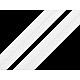 Elastic bias la metru, lățime 19 mm - alb Elastic bias la metru, lățime 19 mm - alb