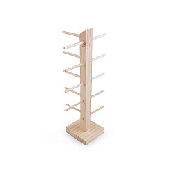 Wood Bracelet / Glasses Display Stand - natural light
