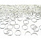 Jump Ring Ø 8 mm, silver light, 10 g