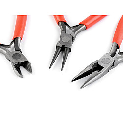 Set of Jewellery Pliers, medium red