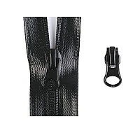 Slider to Water Resistant Coil Zippers 7 mm, Black