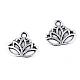 Pandantiv floare de lotus, 15x17 mm (pachet 10 buc.)