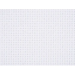 Etamină pentru brodat la metru 170 g/m²- alb