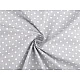 Material bumbac, imprimeu cu buline - gri deschis Material bumbac, imprimeu cu buline - gri deschis