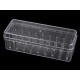 Cutie pentru 27 papiote de ață - transparent Cutie pentru 27 papiote de ață - transparent