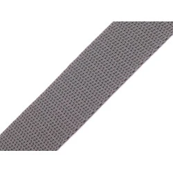 Polypropylene Webbing width 25 mm, gray