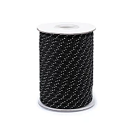 Parachute Cord / Paracord Ø4 mm - black, 5 ml.