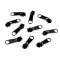 Cursor fermoar spiralat, 5 mm BX (pachet 10 buc.) - negru