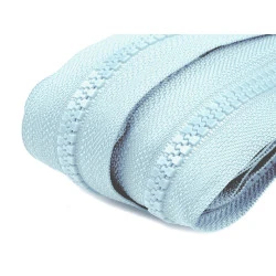 Fermoar injectat, lățime 5 mm (pachet 10 m) - Bleu