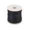 Cotton Waxed Cord Ø 1mm - Black