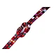 Round Cord / Rope Indian motif (sold by the meter) - red Round Cord / Rope Indian motif (sold by the meter) - red