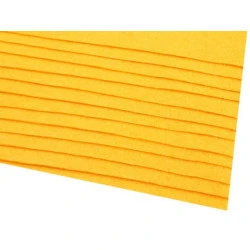 Coli fetru, 20x30 cm, 166 g / m², 2 bucati - galben muștar