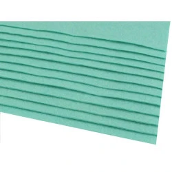 Coli fetru, 20x30 cm, 166 g / m², 2 bucati - turcoaz verde