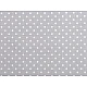 Material bumbac, imprimeu cu buline - gri deschis Material bumbac, imprimeu cu buline - gri deschis