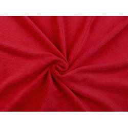 Micropluș / Soft Fleece Minky, la metru - roșu