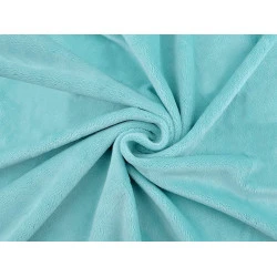 Micropluș / Soft Fleece Minky, la metru - turcoaz