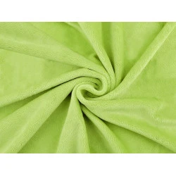 Micropluș / Soft Fleece Minky, la metru - verde lime