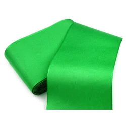 Panglică din tafta, lățime 72 mm (pachet 10 m) - verde irlandez