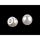 Sew-on Faux Pearl Bead / Button Ø6 mm, pearl, 20 pc. Sew-on Faux Pearl Bead / Button Ø6 mm, pearl, 20 pc.