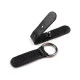 Bag Snaps With Eko Leather Tabs, black Bag Snaps With Eko Leather Tabs, black