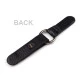 Bag Snaps With Eko Leather Tabs, black Bag Snaps With Eko Leather Tabs, black