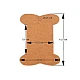 Paper Card Spool 8x10.5 cm (package 25 pc.) - brown-beige Paper Card Spool 8x10.5 cm (package 25 pc.) - brown-beige