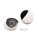 Self-cover all metal Button 36, nickel, 100 set Self-cover all metal Button 36, nickel, 100 set