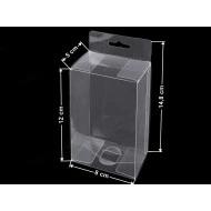 Clear Packaging Box with Hang Hole (package 10 pc.)