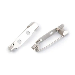 Pin Back 5x25 mm, platinum, 10 pc.