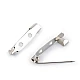 Pin Back 5x25 mm, platinum, 10 pc. Pin Back 5x25 mm, platinum, 10 pc.