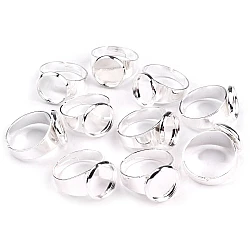 Ring Base - unfinished DIY Ø12 mm, silver light