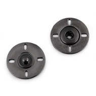 Design Sew on Metal Press Snaps / Fasteners Ø25 mm, nickel antik, 2 pr.