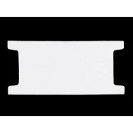 Paper Winding Card 6.5x14 cm with Cut out (package 100 pc.) - white