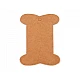 Paper Card Spool 8x10.5 cm (package 25 pc.) - brown-beige Paper Card Spool 8x10.5 cm (package 25 pc.) - brown-beige