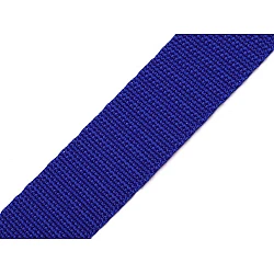 Polypropylene webbing width 30 mm, king blue, 5 m