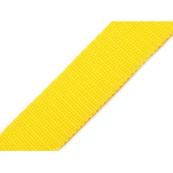 Polypropylene webbing width 30 mm, yellow, 5 m