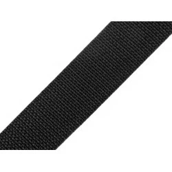 Polypropylene webbing width 30 mm, black, 5 m