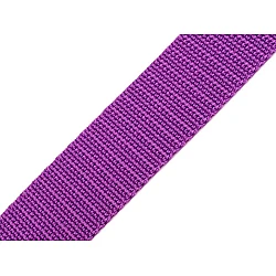 Polypropylene webbing width 30 mm, violet, 5 m