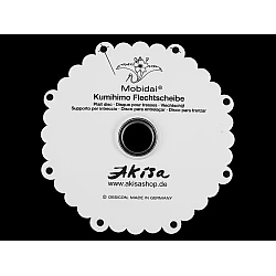 KUMIHIMO MOBIDAI Octagonal Braiding Disc, white