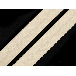 Elastic bias, lățime 20 mm (card 25 m) - galben vanilie