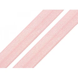 Elastic bias, lățime 20 mm (card 25 m) - roz deschis