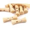 Wooden Toggle Button 35 mm, natural light, 10 pc.