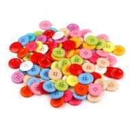 Button B colorful mix size 34', 100 pc.