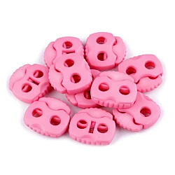 Cord Lock Stopper Toggles 20x20 mm 2-hole (package 10 pc.) - light pink