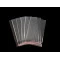 Clear Plastic Self-adhesive Seal Bags 6x8 cm (package 100 pc.)