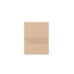 Paper Bag with Window Natural, small size (package 10 pc.) - (10 x 15 cm) natural medium