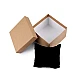 Paper Gift Box Natural 9x9 cm for Watch, natural brown Paper Gift Box Natural 9x9 cm for Watch, natural brown